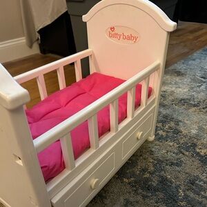 Bitty Baby American Girl Doll crib. Played withh but in excellent condition